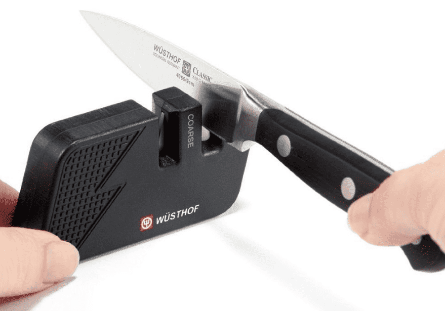 Точилка для ножей WUESTHOF Knife Sharpeners карбид-керамика карманная черная, Германия
